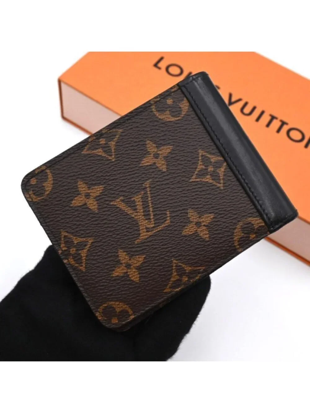 Louis Vuitton Monogram Macassar Portefeuille Multiple Bifold Wallet